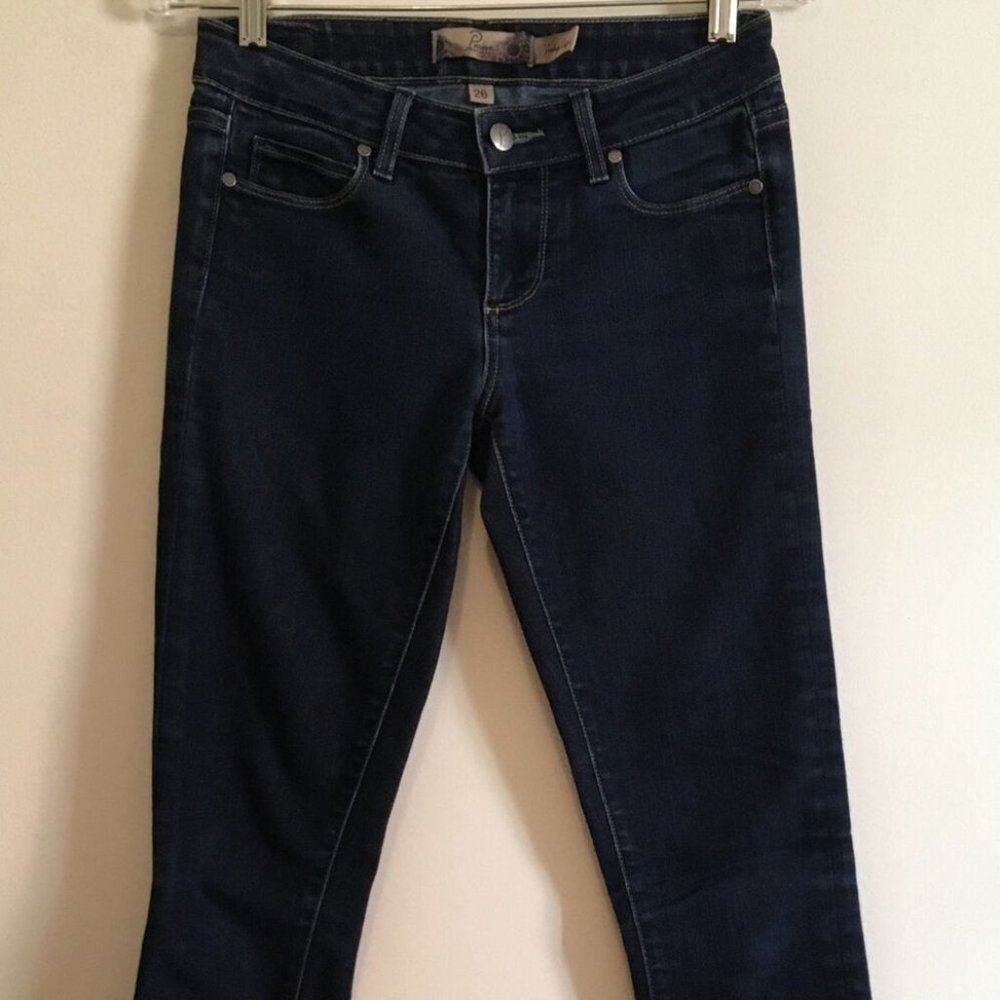 Paige Premium Denim 'Verdugo Jegging' Denim Jeans in a Dark Wash (26W X 30L)